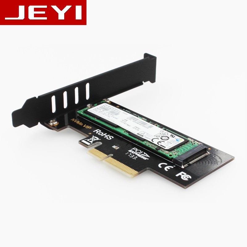 JEYI SK4 M.2 NVMe SSD NGFF to PCIE X4 Adapter M Key Interface Card Suppor PCI Express 3.0 X4 2230-2280