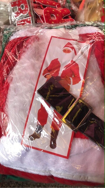 BỘ ÔNG GIÀ NOEL VẢI NHUNG | BigBuy360 - bigbuy360.vn