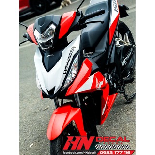 Tem Trùm Winner 150 Đỏ Trắng BRETIP