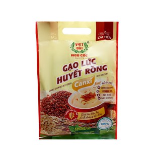 Bột ngũ cốc Gạo lức huyết rồng Việt Đài túi 600g