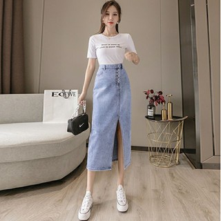 Chân váy jean hàng Quảng Châu
