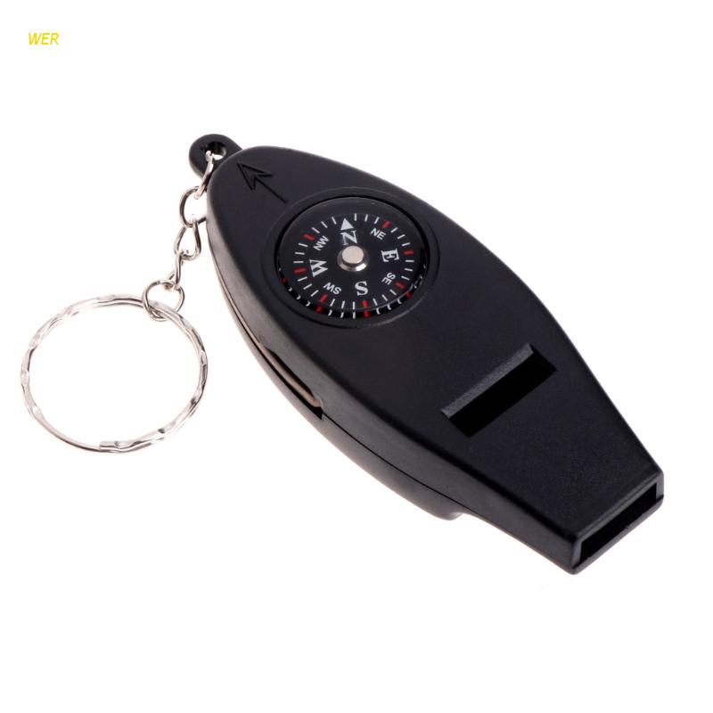 Còi sinh tồn 4 trong 1 tích hợp la bàn và nhiệt kế EDC