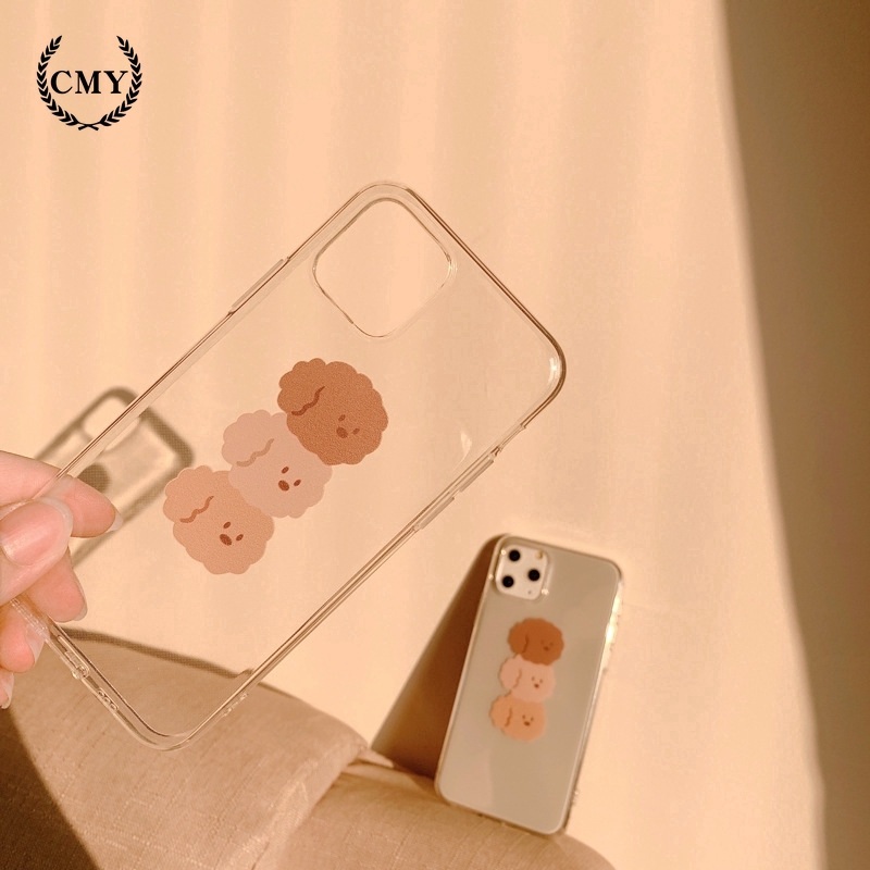 Ốp điện thoại in họa tiết 3 chú chó lông xù cho iPhone11/11Pro 11pro Max X XR XS XS MAX 6 7 8 plus SE | BigBuy360 - bigbuy360.vn
