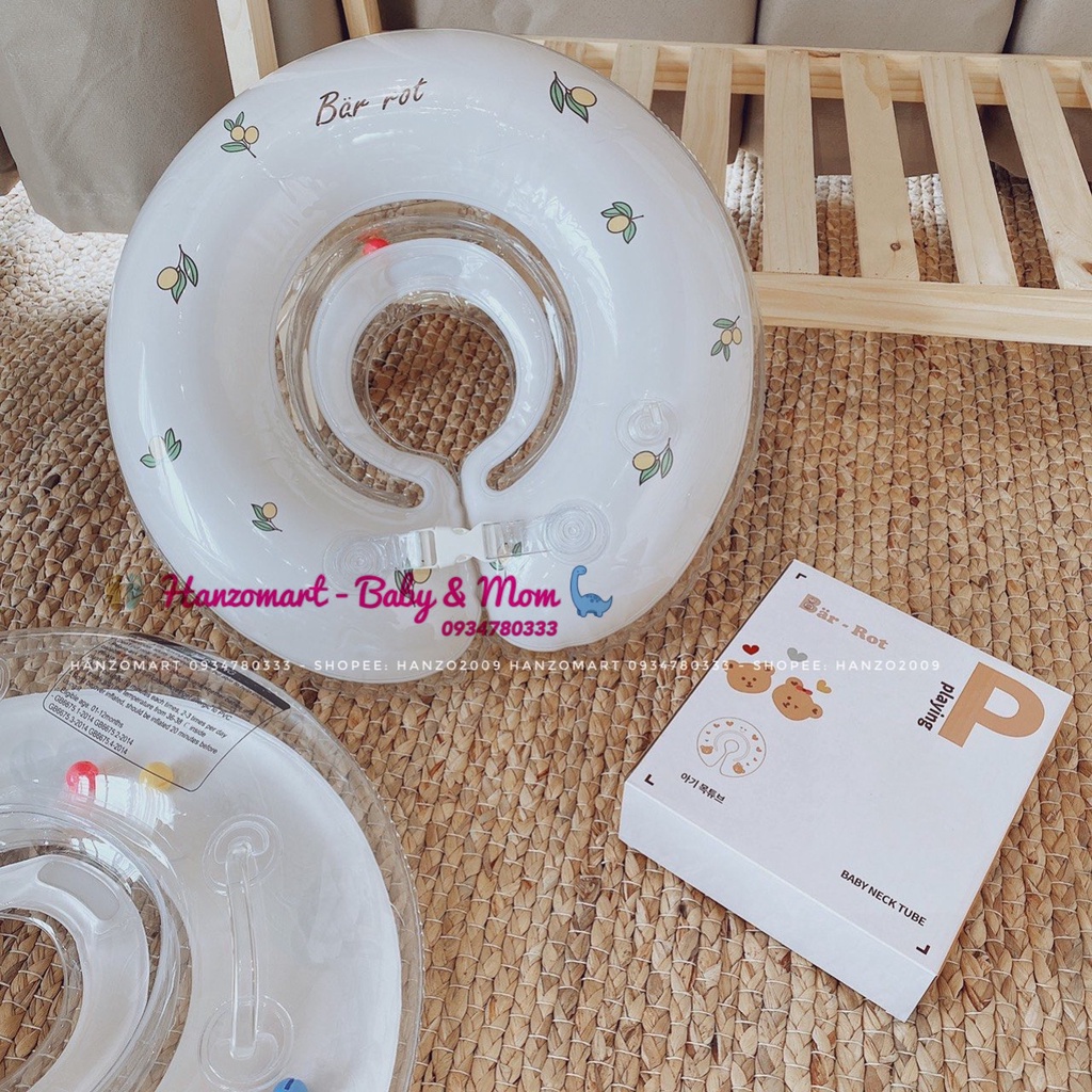 Phao Cổ Tập Bơi Cho Bé, Phao Bơi Đỡ Cổ BAR ROT, Phao Cổ Tập Bơi Chống Lật