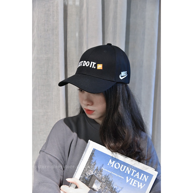 Mũ lưỡi trai thêu chữ Justdoit, Nón kết form cứng cáp chuẩn store full box