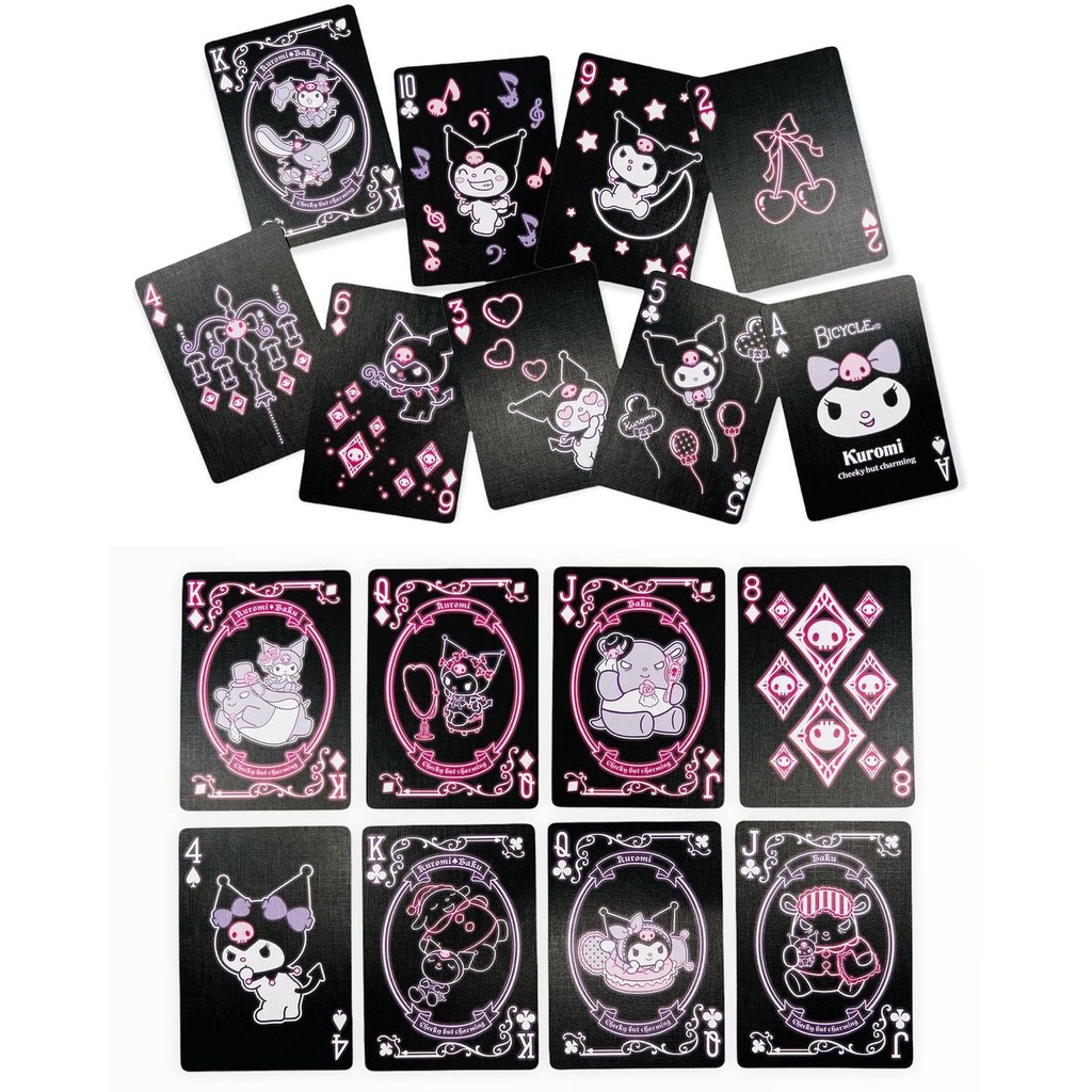Bài tây Poker Bicycle Sanrio Kuromi Playing Cards