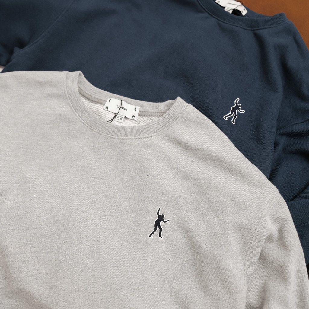 Áo Sweater Nỉ Tate Logo Nhỏ 100% Cottons Form Rộng Nhiều Màu | BigBuy360 - bigbuy360.vn