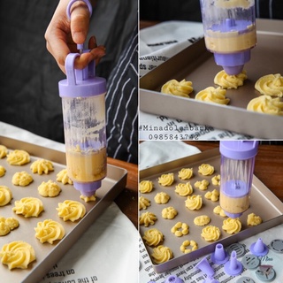 Bộ dụng cụ làm bánh quy Cookie Press mini