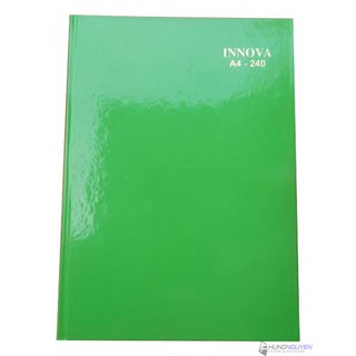 Sổ bìa cứng bằng đầu A4-240tr (innova)