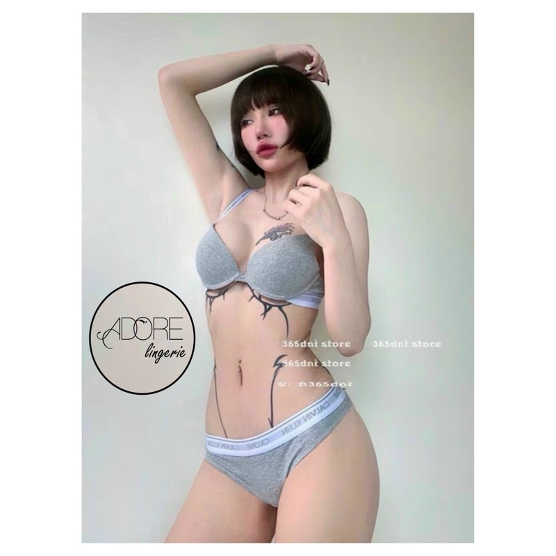 Bộ đồ lót CK one cotton có gọng mút mỏng | BigBuy360 - bigbuy360.vn