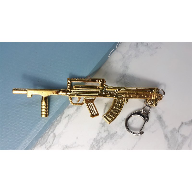 Móc khóa mô hình trong Game PUBG Mẫu MK-S-Groza Vàng
