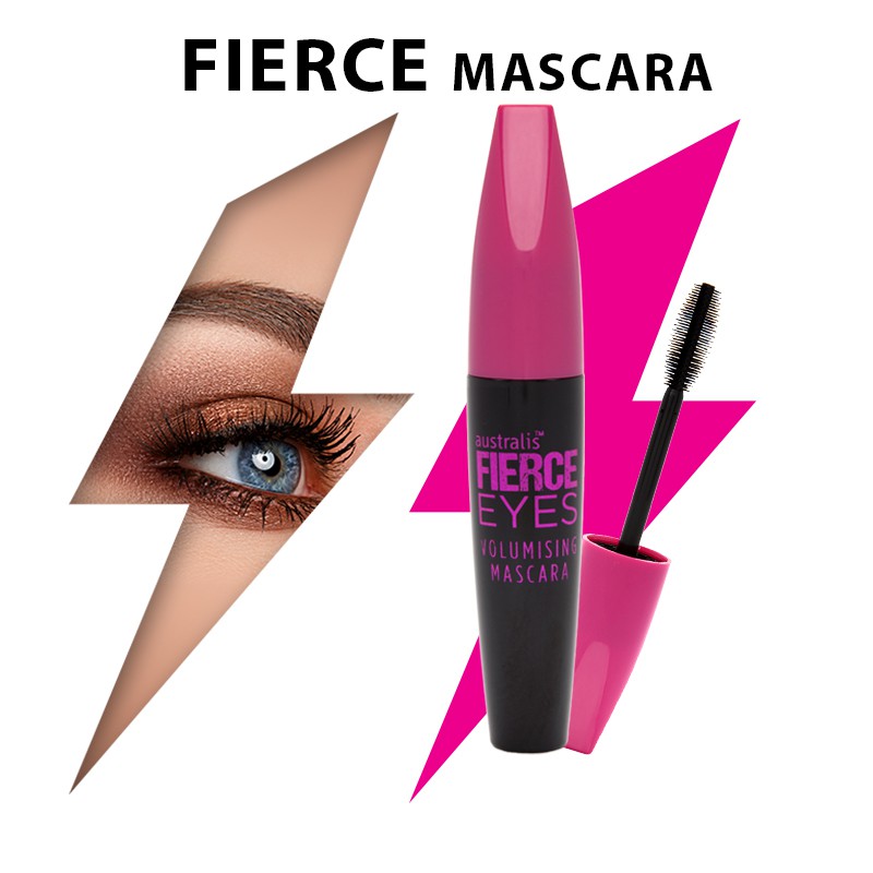 Mascara Làm Dày Mi &amp; Dưỡng Ẩm Fierce Eyes Volumising Mascara 8g