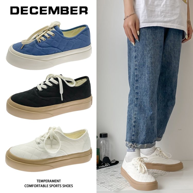 Fashionable Ulzzang Breathable Casual Sneakers