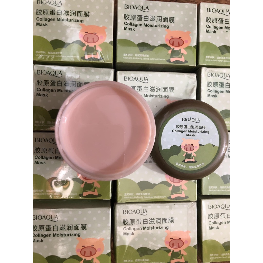 Mặt nạ sủi bọt bì heo thải độc Bioaqua