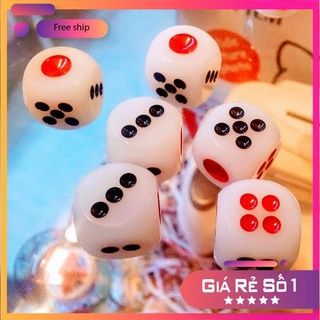 1 VIÊN xí ngầu/xúc xắc cao cấp size 14mm