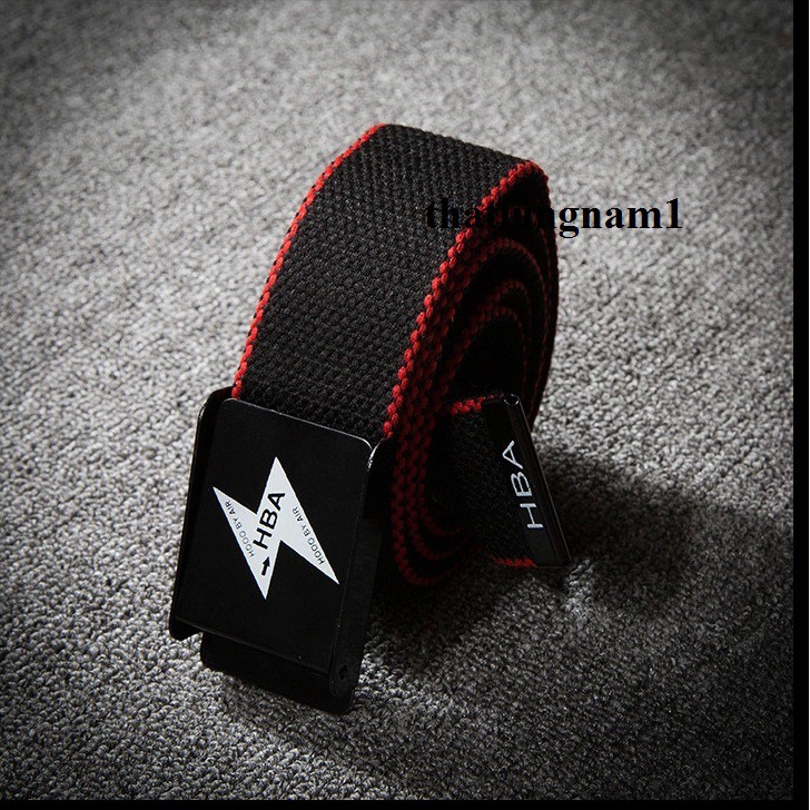 Thắt lưng vải canvas Supreme