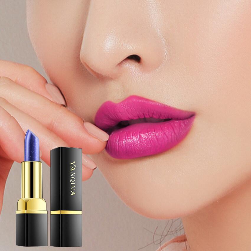 Son Môi Yanqina Đổi Màu Theo Nhiệt Độ Blue Rose 3.2g Lâu Trôi, Lên Màu Tự Nhiên