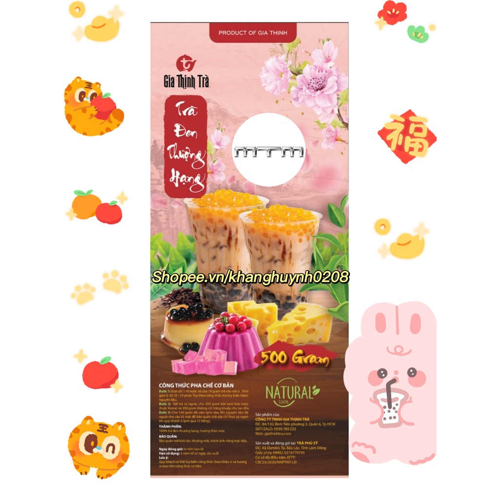 Trà Đen Thượng Hạng Gia Thịnh 500g