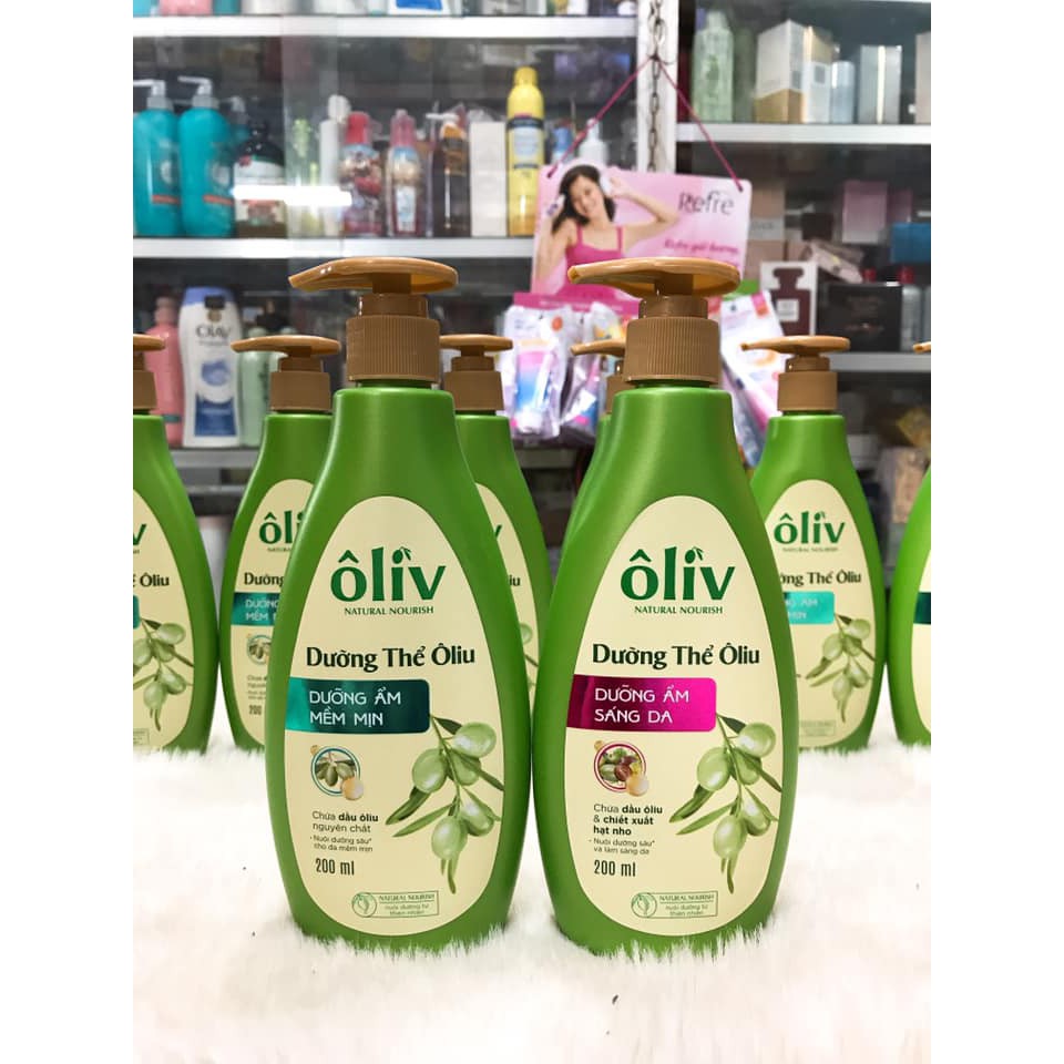 Sữa Dưỡng Thể Oliv Purite By Prôvence Nuôi Dưỡng Mịn Màng 200ml