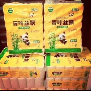Giấy vệ sinh gấ trúc