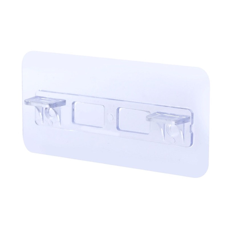 Bộ 2 Kẹp Giữ Cố Định Kệ Tủ Gắn Tường Tiện Dụng Cho Nhà Bếp / Phòng Tắm
