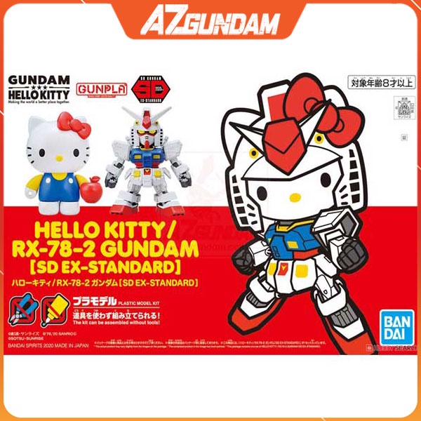 Mô Hình Gundam HELLO KITTY RX-78-2 GUNDAM[SD EX-STANDARD]