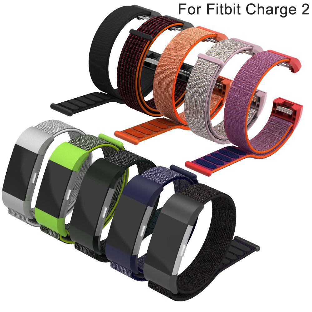 BTLIMER Dây Đeo Thay Thế Chất Liệu Silicon Màu Trơn Cho Fitbit Charge 2
