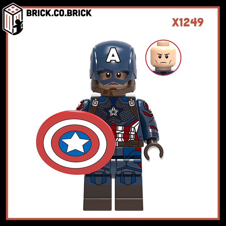 Đồ chơi Lắp ráp Minifigures và Lego Super Heroes Avengers 4 End Game Black Widow Hawkeye Pepper Captain Marvel X0256
