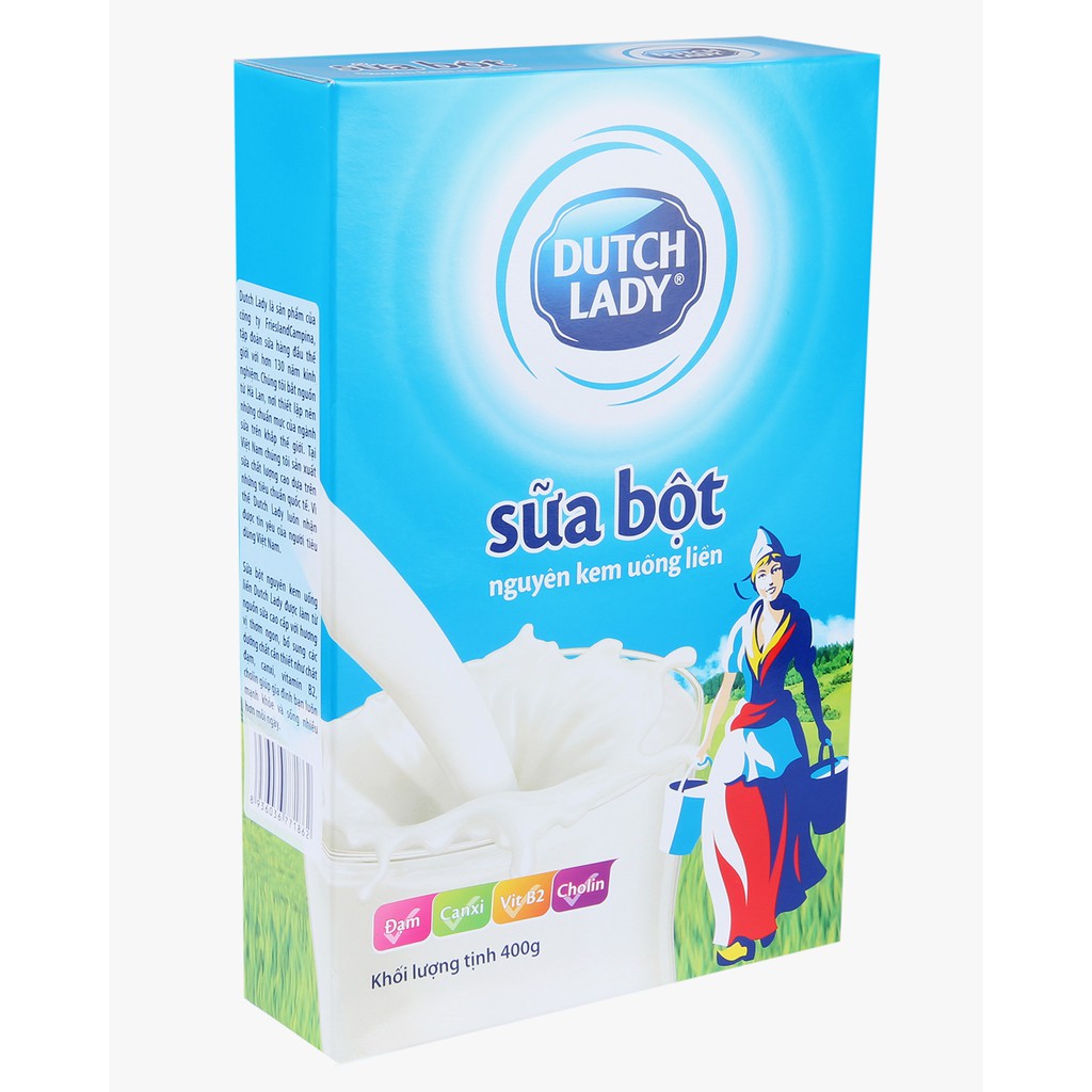 Sữa bột DUTHCH LADY cô gái Hà Lan Nguyên Kem 400g