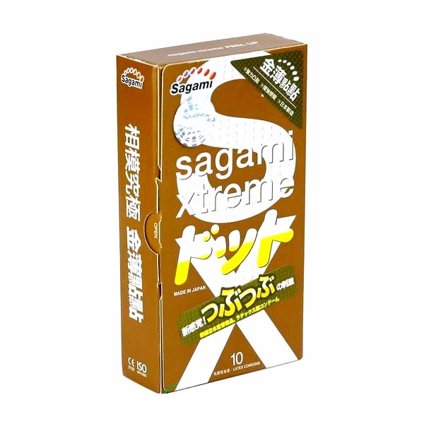 Bao cao su gân gai cao cấp 10 chiếc Sagami Feel Up