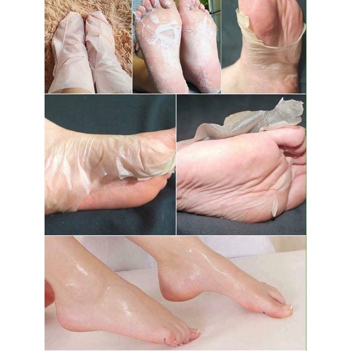 [Chuẩn Nhật] Túi ủ tẩy tế bào chết da chân, bong da chân Nhật Bản - Lavender Foot, Mino Foot - Giảm nứt gót, mịn da chân