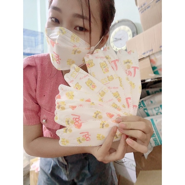 [ĐƯỢC CHỌN Mẫu] Túi 10 Chiếc Khẩu Trang KF94  Hoạ Tết 2022 Người Lớn Hàng Cao Cấp 4 Lớp Kháng Khuẩn Tiêu Chuẩn Xuất Khẩu