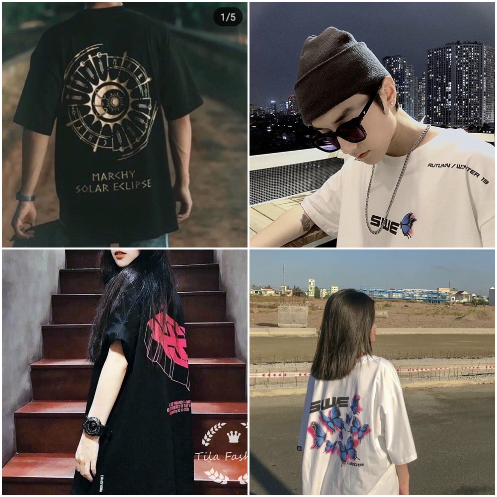 Áo thun tay lỡ form rộng unisex nam nữ mặc đều đẹp in hình 2 mặt hàng loại 1 bao đẹp