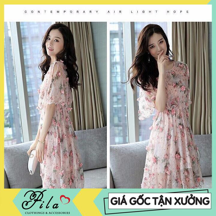 [Giá gốc tận xưởng] Đầm Choàng Bèo Duyên Dáng - DP002