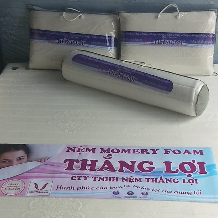 [Thắng Lợi] - Gối Ôm Cao Su Non Mềm (Foam) Thắng Lợi 35 x 100cm