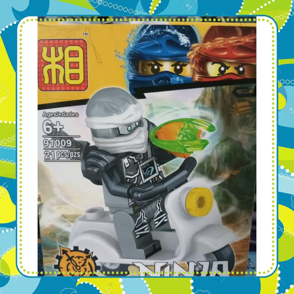 [Đồ Chơi Giá Rẻ] Đồ chơi lắp ráp lego nexo knights Axl Clay, ninjago Zane và rắn ninja, lính army pubg 25.000đ/hộp.