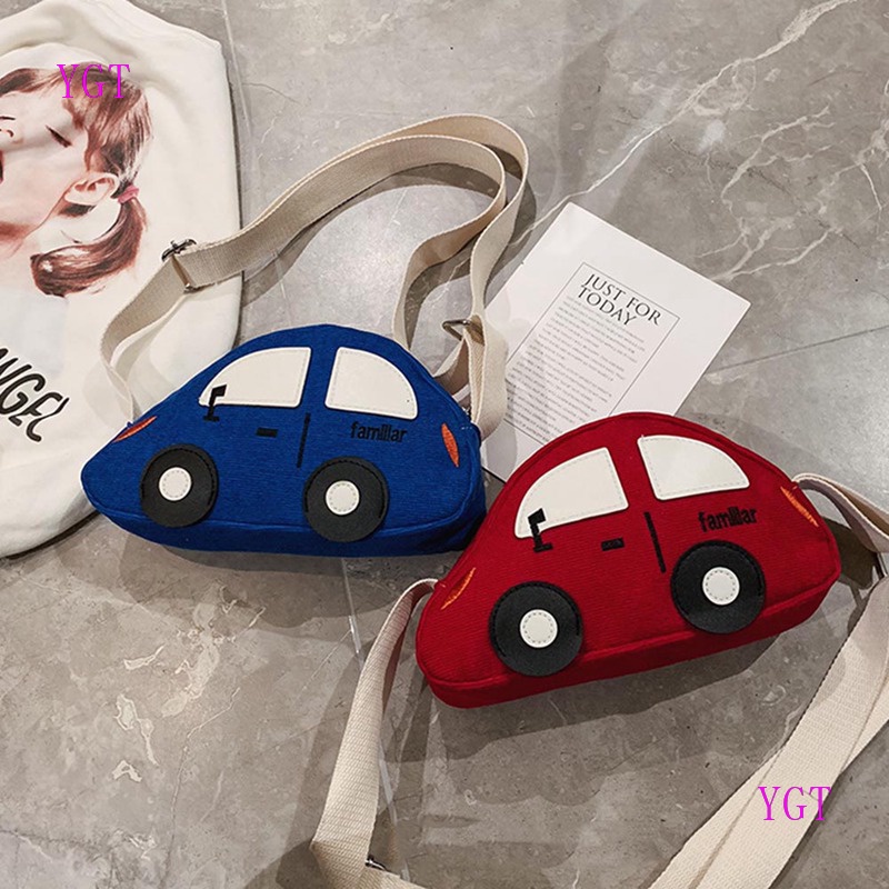 Túi đeo chéo mini hình xe hơi hoạt hình dễ thương cho bé