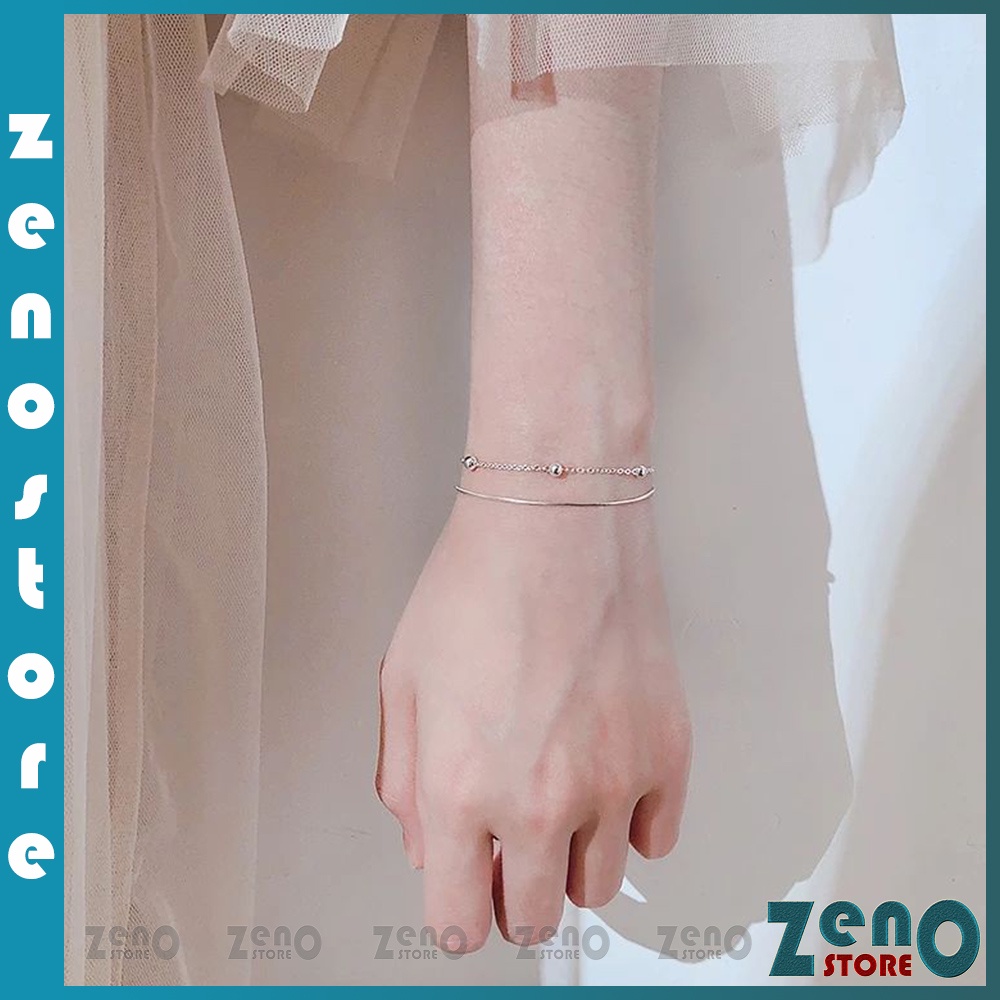 Vòng tay Titan ZenO (full box) LT04, lắc tay nữ cá tính mẫu Hàn Quốc