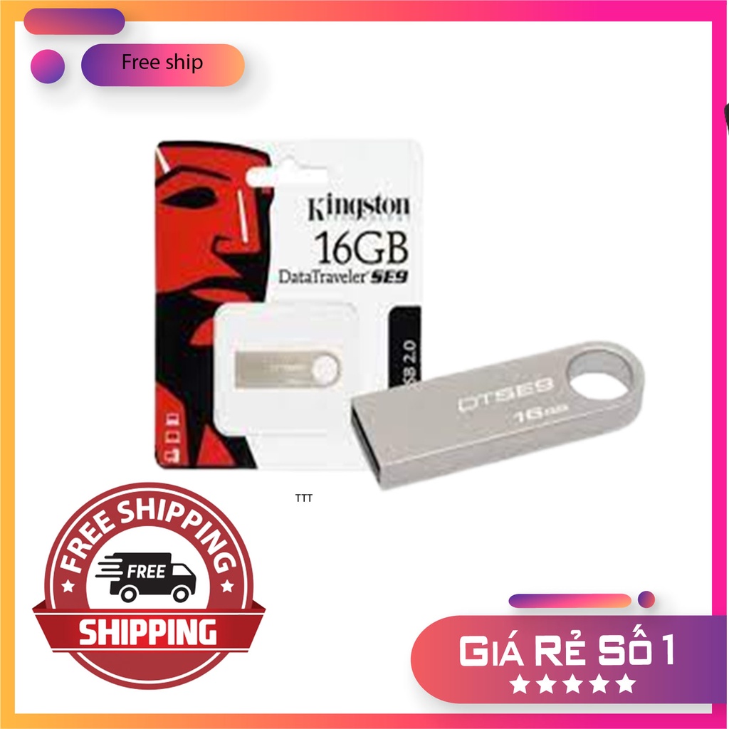 USB Kingston DataTraveler SE9 8GB , 16GB,32GB | CÓ NTFS, USB 3.0  | Lưu trữ, truyền và chia sẻ lên hình ảnh, v...