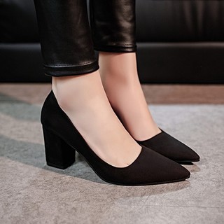 giày cao gót búp bê nhung 7p cao cấp loại 1 mys