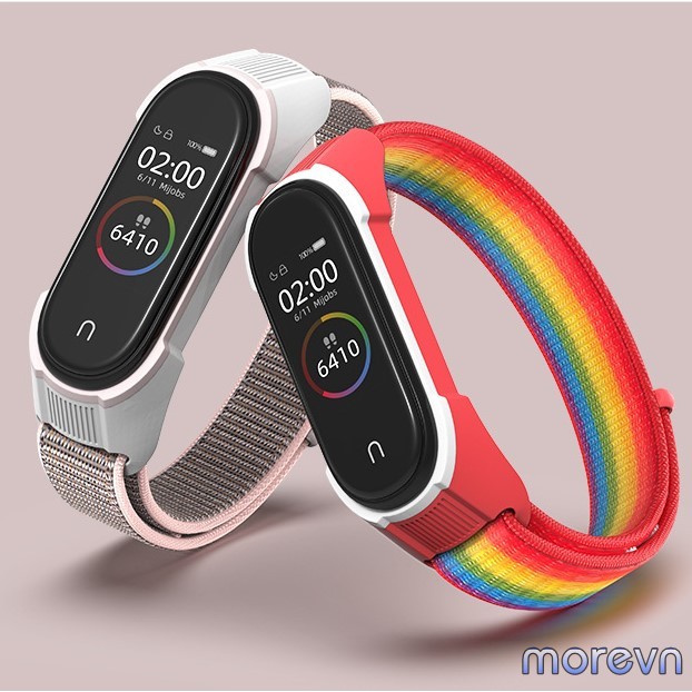 Dây đeo nylon thể thao PULSEIRA Mi band 5, miband 6 chính hãng Mijobs - dây đeo thay thế mi band 6, miband 5 PULSEIRA