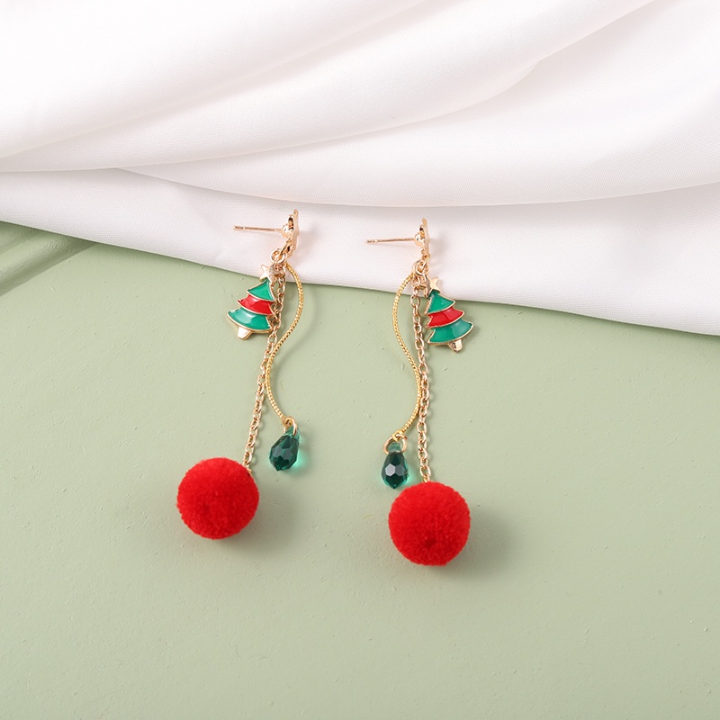 Bông tai dáng dài hình cây điều ước 2 phong cách thời trang cho nữ