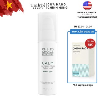 Dung Dịch Loại Bỏ Tế Bào Chết Paula's Choice 1% BHA Lotion Exfoliant Calm 100ml