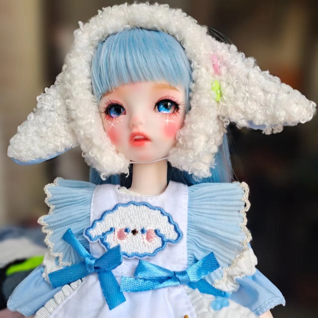 Bộ Đồ Chơi Búp Bê Barbie 3D 30cm 6 Điểm 22 Khớp Có Thể Thay Đổi Mắt Siêu Dễ Thương