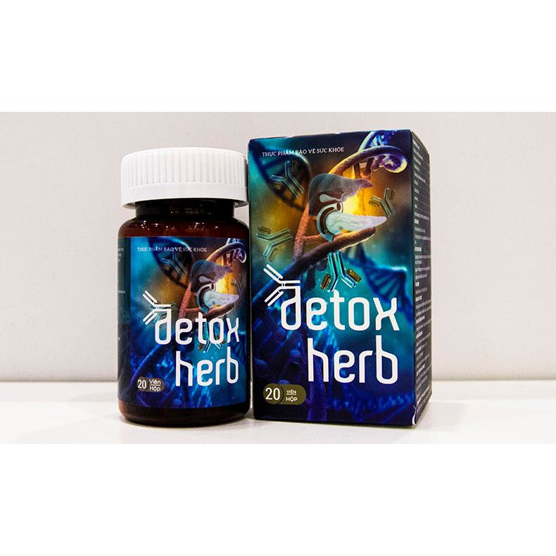 Detoxherb (Hộp 20 viên) Detox herb - Diệt ký sinh trùng thanh lọc cơ thể, phục hồi hệ vi sinh đường ruột - thuocviet24h