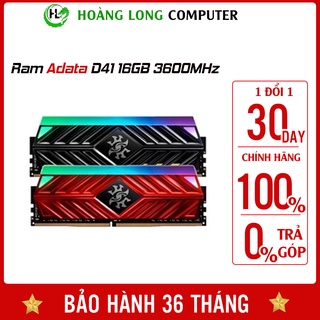 Ram pc adata xpg spectrix d41 16gb ddr4 3600mhz hoàng long computer