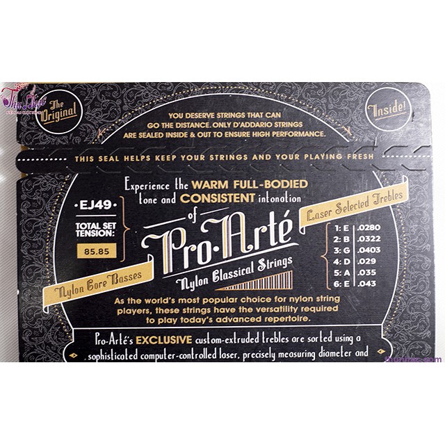 Dây Đàn Guitar Classic D'ADDARIO EJ49