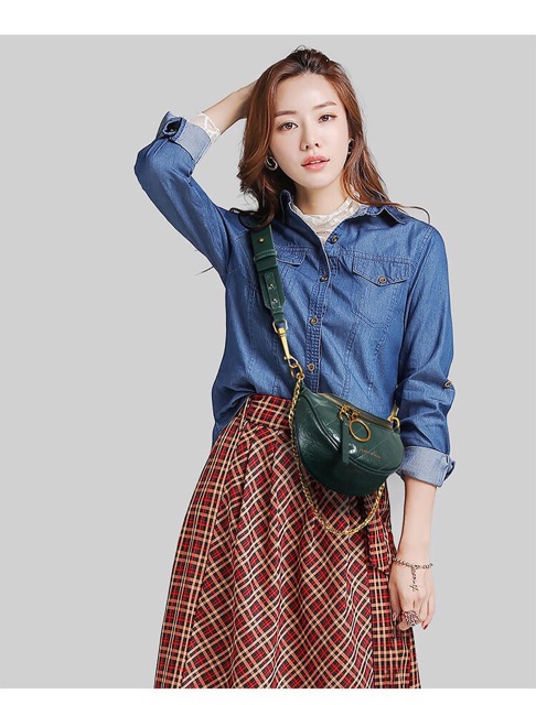 (Full Box + Túi Giấy ) Túi bao tử đeo chéo Cnk 3 dây khoá tròn - đeo được nhiều kiểu siêu hot | BigBuy360 - bigbuy360.vn