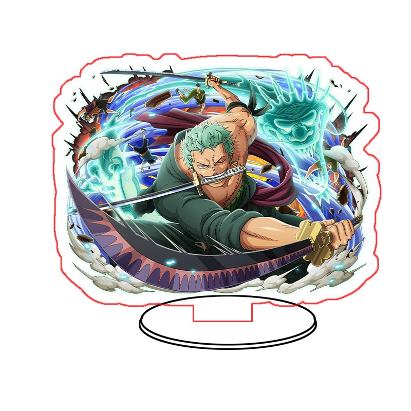  ONE PIECE Action Figure Assemble Movable Anime Peripheral 15cm Figurine Luffy Zoro Acrylic souvenir High popularity