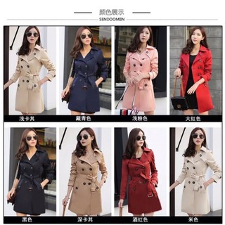 Áo măng tô dáng dài Hàn quốc nữ chất Kaki siêu dày mịn đẹp giá tốt hh63
